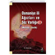 Osmaniye li Azlar ve Sz Varl 2 Grafiker Yaynlar