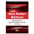 Ana Haber Blteni retmenlere ve retmen Adaylarna Ynelik Nobel Bilimsel Eserler