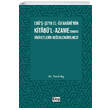 Eb eyh El sfahaninin Kitabl Azamesindeki Rivayetlerin Deerlendirilmesi Kitap Dnyas