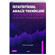 statiksel Analiz Teknikleri Alfa Yaynlar