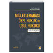 Milletleraras zel Hukuk ve Usul Hukuku Temel Bilgiler Adalet Yaynevi