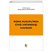Roma Hukukunda CIVIS (Vatanda) Kavram Adalet Yaynevi