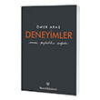 Deneyimler (Ciltli) Remzi Kitabevi
