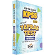 KPSS Lise n Lisans GYGK Yaprak Test Yeni Trend Yaynlar