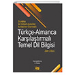 Trke Almanca Karlatrmal Temel Dilbilgisi An Yaynclk