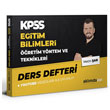 2022 KPSS Eitim Bilimleri retim Yntem ve Teknikleri Ders Defteri Aklmdavar Yaynclk