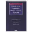  ve Sosyal Gvenlik Davalarnda Yorum Sekin Yaynevi