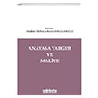 Anayasa Yargs ve Maliye On ki Levha Yaynclk