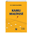 Kamu Maliyesi Prof. Dr. Abdurrahman Akdoan Gazi Kitabevi