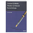 Limited irkette Mdr ve Hukuki Sorumluluu Sekin Yaynevi