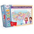 Trkiye Haritas Puzzle 100 Para Blue Focus