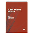 Maliye Yazlar Mali Hukuk Gazi Kitabevi