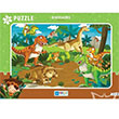 Dinozorlar - 130 Para Puzzle Blue Focus