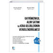 Gayrimenkul Alm Satm ile Kira Gelirlerinin Vergilendirilmesi Adalet Yaynevi