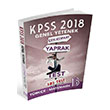KPSS Genel Yetenek Yaprak Test ek Kopart Benim Hocam Yaynlar Benim Hocam Yaynlar