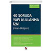 40 Soruda Yap Kullanma zni Sekin Yaynevi