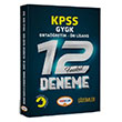 2018 KPSS Ortaretim n Lisans GYGK 12 Deneme zml Yediiklim Yaynlar