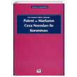 Patent ve Markann Ceza Normlar ile Korunmas Sekin Yaynclk