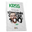 2022 KPSS 100 Soruda Trkenin Gerek 100` Deneme sem Yaynlar