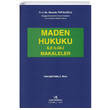 Maden Hukuku ile lgili Makaleler Vedat Kitaplk