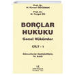 Borlar Hukuku Genel Hkmler Cilt 1 Vedat Kitaplk