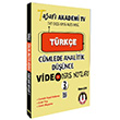 Trke Cmlede Analitik Video Ders Notlar 3 Tasar Yaynlar