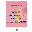 Sosyal Bilimlerde Gncel Aratrmalar Bilge Yaynevi
