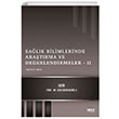 Salk Bilimlerinde Aratrma ve Deerlendirmeler II Gece Kitapl