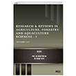 Research Reviews in Agriculture Forestry and Aquaculture Sciences I Gece Kitapl