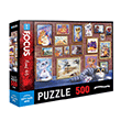 Cute Cats Sevimli Kediler Blue Focus