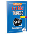 TYT kizi Trke Tamam zml 5x40 Deneme Snav Kurul Yaynclk