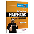 2025 KPSS Matematik 11 Deneme Tamam Video zml Yektugmat Marka Yaynlar
