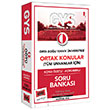 GYS Orta Dou Teknik niversitesi Ortak Konular Tm Unvanlar in Konu zetli - Aklamal Soru Bankas Yarg Yaynlar