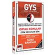 GYS EA Genel Mdrl Ortak Konular Konu zetli Aklamal Soru Bankas Yarg Yaynlar
