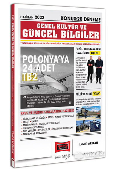 2022 Genel Kltr ve Gncel Bilgiler Konu Anlatm +20 Deneme Yarg Yaynlar