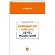 Kabahatler Kanunu Genel Hkmleri Ali Burak Uur Adalet Yaynevi