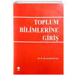 Toplum Bilimlerine Giriş Murat Özgüven Ekin Yayınevi