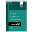 Sosyal Beeri ve dari Bilimler Alannda Uluslararas Aratrmalar X Blent Darc Eitim Yaynevi