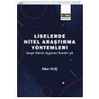 Liselerde Nitel Aratrma Yntemleri Cihan Kl Eitim Yaynevi