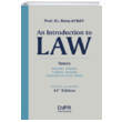 An Introduction To Law Rona Aybay Der Yaynlar