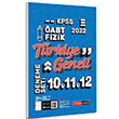 2022 ABT Fizik retmenlii Trkiye Geneli 3 Deneme (10-11-12) Pegem Akademi Yaynlar