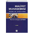 Maliyet Muhasebesi Erturul etiner Gazi Kitabevi