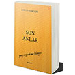 Son Anlar Servet Sariek Cinius Yaynlar