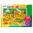 80 Para Puzzle Hayvanat Bahesi Eolo Eitici Oyuncak