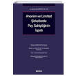Anonim ve Limited irketlerde Pay Sahipliinin spat Burak Saldrolu Sekin Yaynclk