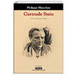 Gertrude Stein Philippe Blanchon Yap Kredi Yaynlar