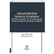Ortaretim rencilerinde Benlik Saygs ve Utangalk Dzeylerinin Spor le likisi Akademisyen Kitabevi