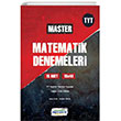 TYT Master 15 Matematik Denemeleri Okyanus Yayınları