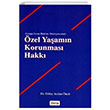 Özel Yaşamın Korunması Hakkı Beta Kitap