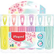 Maped Fosforlu Kalemler 6 L 742558 1-5 mm Pastel Renk